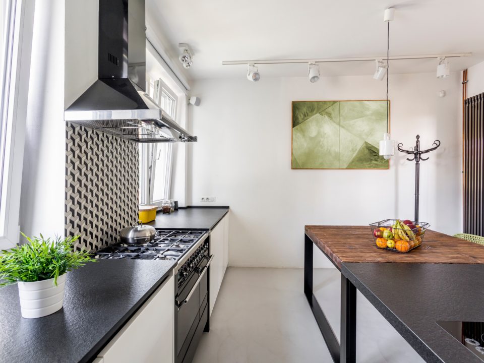 Modern, Scandinavian-inspired kitchen